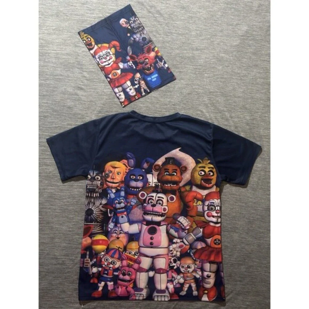 Five Nights at Freddy's FNAF Kids T-Shirt And Balaclava L/XL